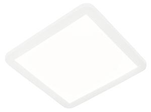 Stropné svietidlo biele 30 cm vrátane LED 3-stupňové stmievateľné IP44 - Steve