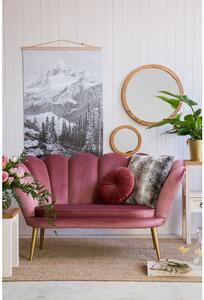 Massive home | Luxusní pohovka ze sametu New York MHNYROS01-RUZ Růžová