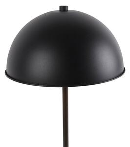 Retro stolová lampa čierna so zlatom - Magnax
