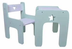 Stol a stolička hvezda máta