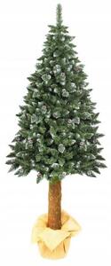 Vianočný stromček umelý - prírodný kmeň 180 cm