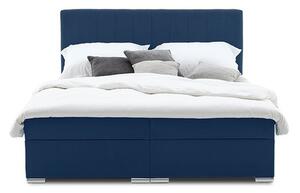 Čalúnená posteľ GRENLAND 160x200 cm Modrá
