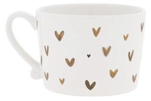 Keramický hrnek Hearts in Brown 240 ml