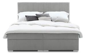 Čalúnená posteľ GRENLAND 160x200 cm Svetlosivá