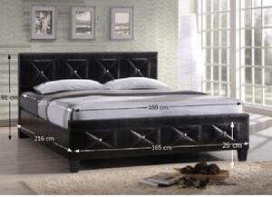 Massive home | Luxusní postel s roštem 160x200 Ganga MH340990
