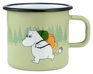 Muurla Hrnček Moomin Campers 0,55l, smalt / zelený