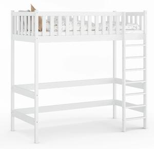 Vyvýšená posteľ Rivo 80x160 Biela