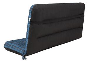 Vankúš na hojdačku ANIA 120 cm károvaný, modrý