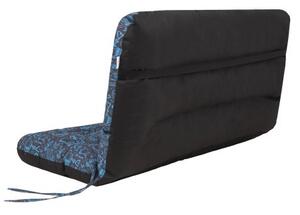 Vankúš na hojdačku ANIA 120 cm coffee, modrý