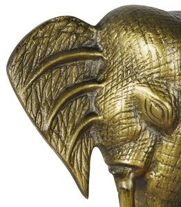 Vintage nástenné svietidlo zlaté - Slon
