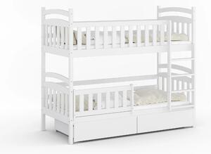 Poschodová posteľ Beli 80x160 Biela