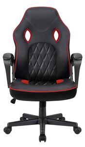 Gamer stolička v 3 farbách- basic- Červená