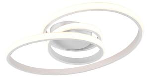 Dizajnové stropné svietidlo biele vrátane LED 3-stupňovo stmievateľné - Levi