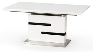 Halmar Jedálenský stôl Monaco, biely/sivý