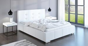 Čalúnená posteľ Trento 90/200 cm s úložným priestorom madrid - ekokoža