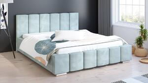 Čalúnená posteľ Maxima 200/200 cm s úložným priestorom popel