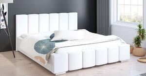 Čalúnená posteľ Maxima 90/200 cm s úložným priestorom madrid - ekokoža