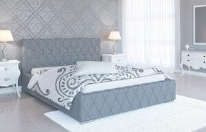 Čalúnená posteľ Parma 90/200 cm s úložným priestorom malmo