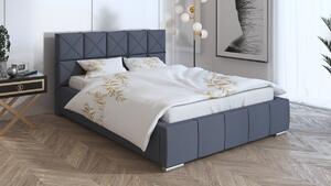 Čalúnená posteľ Milano 90/200 cm s úložným priestorom jasmine