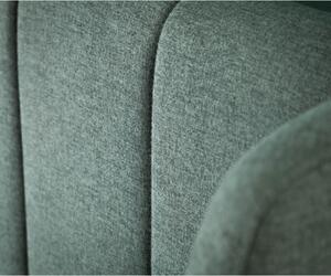 Massive home | Luxusní postel s kovovými nohami zelená Sanel 180 x 200 cm MH407920