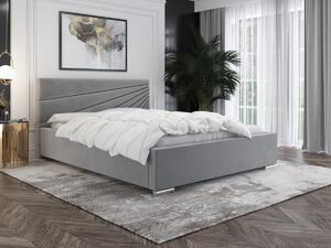 Čalúnená posteľ Piano 90/200 cm s úložným priestorom jasmine