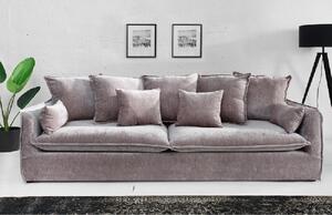 Massive home | Luxusní pohovka ze sametu, 9 polštářů růžová Ninel MH385700