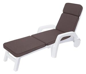Vankúš na lehátko IRIS hnedý
