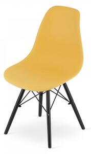 SUPPLIES OSAKA Jedálenská škandinávska stolička - žltá