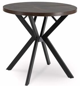 Rozkladací stôl DORIAN 80-160 cm orech/čierna