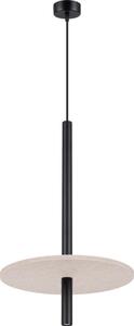 Sollux SL.1879 - Závesné svietidlo na lanku FELTRO 1xG9/8W/230V čierna/krémová