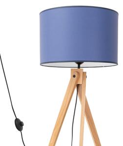 Sollux SL.1906 - Stojacia lampa NATT 1xE27/15W/230V modrá