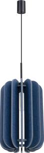 Sollux SL.1859 - Luster na lanku MULA 1xE27/15W/230V priemer 27 cm modrá