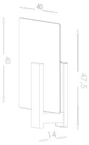 Sollux SL.1093 - Stropné svietidlo LAPPO 2xE27/15W/230V biele