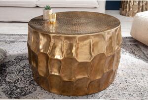 Massive home | Konferenční stolek ORGANIC ORIENT 68 CM zlatý - VÝPRODEJ 40225