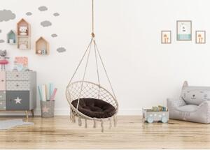 Vankúš na hojdačku STORK HOUSE hnedý, malý