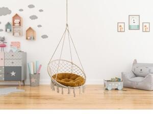 Vankúš na hojdačku STORK HOUSE žltý, malý