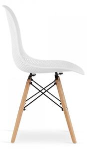 SUPPLIES MARO Jedálenská škandinávska stolička - biela