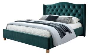 Manželská posteľ Aspen Velvet - zelená Rozmer: 180x200