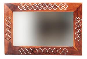 Massive home | Zrcadlo 60x90 s rámem z masivního palisandrového dřeva Massive Home Rosie ROS021-90