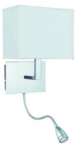 Searchlight 6519CC ADJUSTABLE WALL nástenné svietidlo 1xE27 + LED
