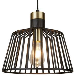 Searchlight 9411BK BIRD CAGE závesné svietidlo E27 1x10W