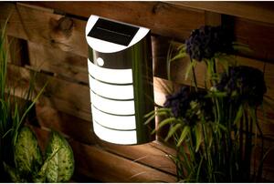 Záhradne solárne svietidlo SAFFO pohybový senzor - chrom