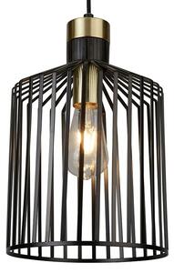 Searchlight 9413BK BIRD CAGE závesné svietidlo E27 1x10W