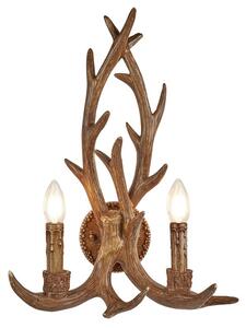 Searchlight 6412-2BR STAG nástenné svietidlo E14 2x7W