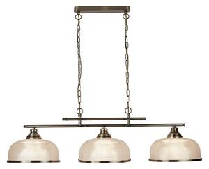 Searchlight 3593-3AB BISTRO závesné svietidlo E27 3x7W