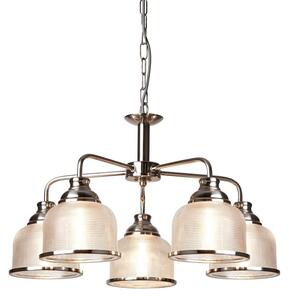Searchlight 1685-5SS BISTRO závesné svietidlo E27 5x7W
