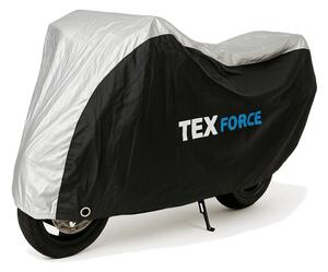 Ochranná plachta na motorku TEXFORCE strieborná / čierna