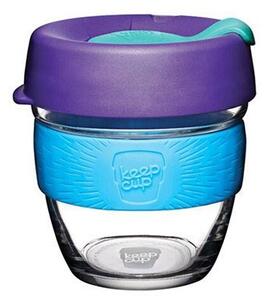Keep cup KeepCup S - fialový s modrým úchytom