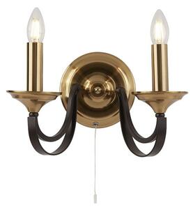 Searchlight 1842-2BZ Belfry nástenné svietidlo E14 2 x 40W