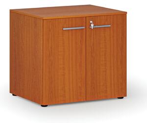 Kancelárska skriňa s dverami PRIMO WOOD, 735 x 800 x 640 mm, čerešňa